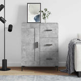 Sideboard Concrete Grey 69.5x34x90 cm Engineered Wood 830264