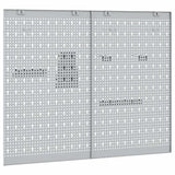 Tool Wall Panel 2 pcs Grey 100 x 1 x 80 cm 4103483