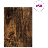 Decor Panels 50 pcs Smoked Oak 30 x 42 x 0.27 cm 885592