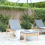Sun Lounger 199.5x60x74 cm Solid Wood Pine 825065