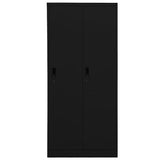 Wardrobe Black 80x50x180 cm Steel 335968