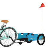 Bike Trailer Blue and Black Oxford Fabric and Iron 94198