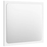 Bathroom Furniture Set High Gloss White Engineered Wood 3071312