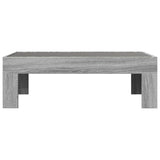 Coffee Table with Infinity LED Grey Sonoma 90x50x30 cm 847621