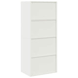 Storage Cabinet White 60 x 40 x 140 cm Steel 891741