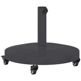 Outdoor Umbrella Base Dark grey 48 x 48 x 32 cm Steel, Concrete 42010016