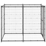 Outdoor Dog Kennel Steel 110x220x180 cm 150796