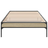 Bed Frame without Mattress Sonoma Oak 100x200 cm 845027