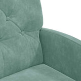 Dining Chairs with Wheels 2 pcs Sea green 58 x 67 x 97 cm 42017874