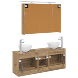 Bathroom Furniture Set 4 pcs Artisan Oak 3406702