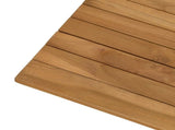Table Top 100 x 50 x 3.5 cm Rectangular Solid Teak Wood Natural 42033157