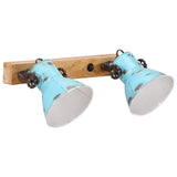 Wall Lamp 25 W Distressed Blue 45x25 cm E27 371823