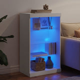 Sideboard with LED Lights White 60.5x37x100 cm 836707