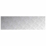 Stair Tread Rectangular 2 pcs Silver 100 x 30 cm Aluminium 4104311