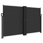 Retractable Side Awning Black 140x1200 cm 4004804
