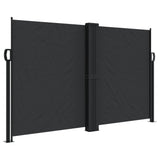 Retractable Side Awning Black 140x1200 cm 4004804