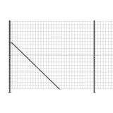 Wire Mesh Fence with flange Anthracite 2.2x25 m 154319
