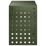Air Conditioner Cover Olive Green 100 x 50 x 70 cm Steel 8014132