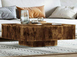 Coffee Table Smoked Oak 60x60x31.5 cm Engineered Wood 815837