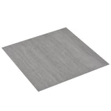 Self-adhesive Flooring Planks 20 pcs PVC 1.86 m Grey Stippled 330174