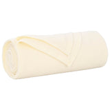 Throw Blankets 6 pcs Cream 270 x 240 cm Fleece 42017076