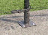 Welded Wire Fence with Concrete Base 25 x 0.8 m 3353654