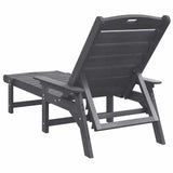 Sun Lounger 2 pcs Light Grey 195.5 x 53 x 98.5 cm Polyethylene 3335853