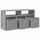 Lowboard with Drawer Grey Sonoma 72 x 22.5 x 38 cm 8000577
