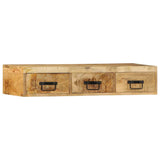 Wall-mounted TV Cabinet 100x30x19 cm Solid Rough Wood Mango 4017464