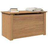 Storage Chest with Lid Panama 79x42x46 cm Solid Wood Pine 4016387