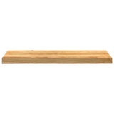 Stair Treads 2 pcs Light Brown 80x30x2 cm Solid Wood Oak 3283791