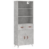 Highboard Concrete grey Engineered wood, Metal Bigger Highboard 3200493