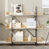 Bookcase 3-Tier Sonoma Oak 100x33x108.5 cm Engineered Wood 837688