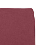 Lounge Chair Wine Red 52x75x76 cm Fabric 351315