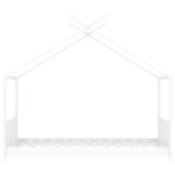 Kids Bed Frame White Solid Pine Wood 70x140 cm 283367
