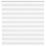 ZNTS Zebra Blind White 140x100 cm Fabric Width 135.9 cm Polyester 4014737