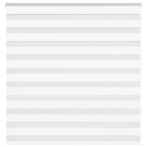 ZNTS Zebra Blind White 140x100 cm Fabric Width 135.9 cm Polyester 4014737