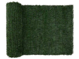 Artificial Fence Dark Green 1.5 x 5 m PVC and Steel 42042370