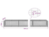Gabion with 3.5 mm Wire and 5x2.5 cm Mesh 500x100x50 cm 3461932