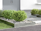 Lawn Edging 6 pcs Silver 60 x 60 x 13 cm Galvanised Steel 874741