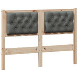 Headboard Other Brown and dark grey 135 cm Solid pine wood 879015