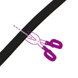 Self-adhesive Foam Tape 10 pcs Black 20mm x 10m CR Foam 42024080