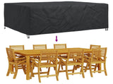 Furniture Cover Plain Black 240 x 190 x 90 cm 600D 4105812