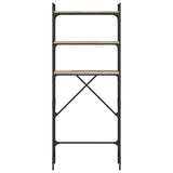 Washing Machine Shelf Sonoma Oak 67x25x163 cm Engineered Wood 838984