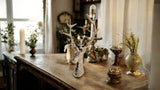 Stag 2 Piece Dinner Candle Holder 50cm S-CH6377