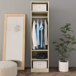 ZNTS Wardrobe Sonoma Oak 50x50x200 cm Engineered Wood 800237