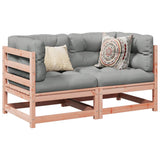 Garden Sofa Set Reddish-brown Solid Douglas Fir Wood Medium 3295812