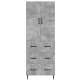 Cabinet Set 2 pcs Concrete Grey 66 x 34.5 x 90 cm 3416640