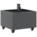 Parasol Base with Planter Anthracite 45 x 45 x 45 cm Steel 42010368