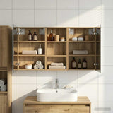 Bathroom Cabinet Set 3 pcs 110 x 10.5 x 60.5 cm Engineered wood 3403719